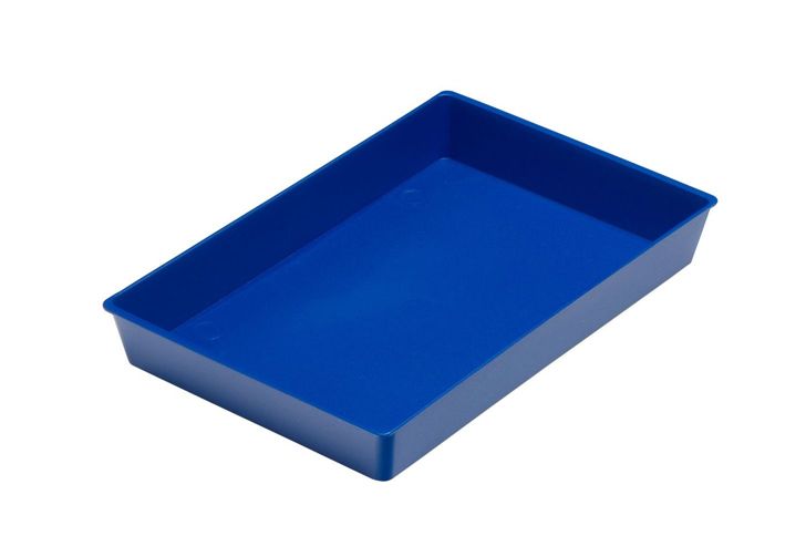 230449 BANDEJA MULTIUSO AZUL 23X14,5X3CM CONICA APILABLE FAIBO 210-07