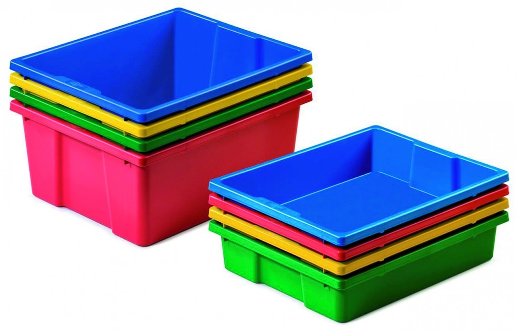 252271 CAJONES MULTIUSO BAJOS SIN TAPA 37X31X7,3CM SURTIDOS PP FAIBO 887-00