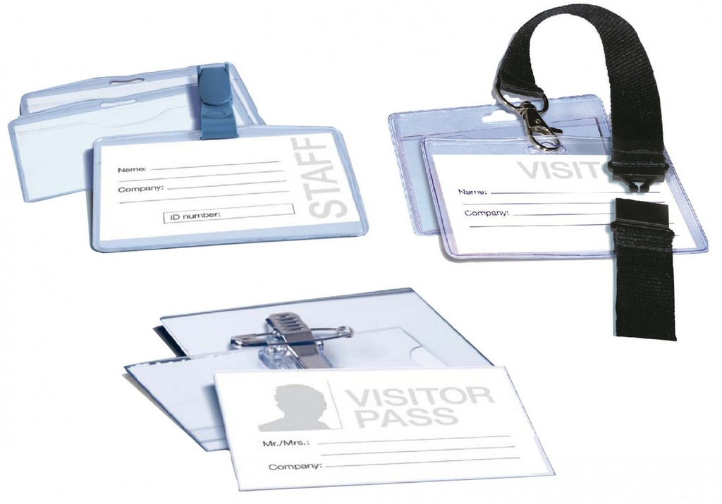 131021 IDENTIFICADOR CON CORDON SEGURIDAD 56X90MM PP FLEXIBLE APERTURA TRASERA APLI