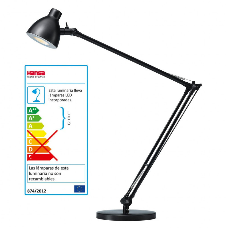 117718 LAMPARA LED VALENCIA NEGRO ARCHIVO 2000