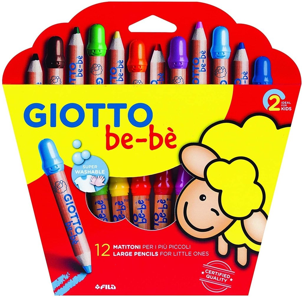 250013 LAPICEROS COLOR BEBE CJ.12 UDS.+ SACAPUNTAS GIOTTO BE-BE FILA IBERIA S.L.
