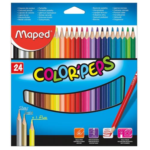 118368 LAPICEROS COLOR COLOR'PEPS CJ.24UDS MADERA FSC COFRAP ESPAÑOLA, S.A. 183224FC