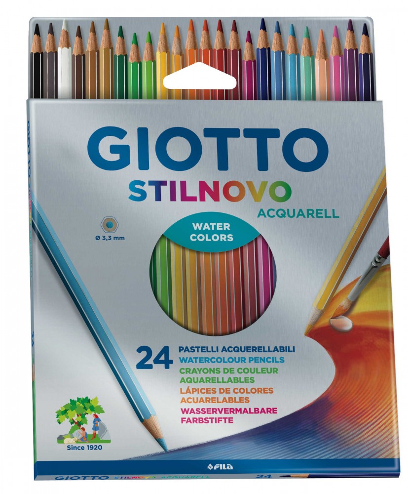 113995 LAPICEROS ACUARELABLES CJ.24 UDS GIOTTO ACUARELL