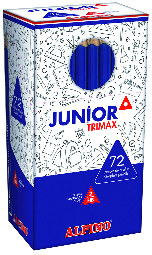 114075 LAPIZ JUNIOR TRIMAX CJ 72 UDS. ALPINO