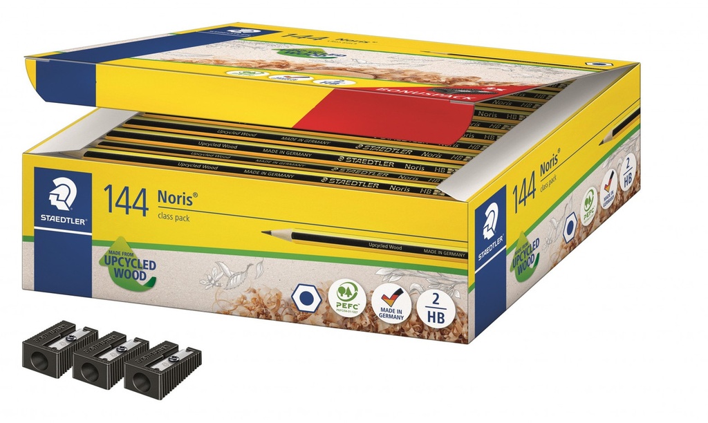 255695 LAPIZ NORIS BIG PACK 144 PZAS 120HB 120 C144P1