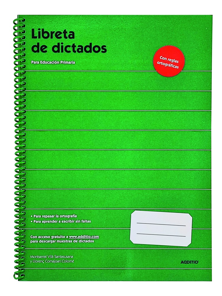 114025 LIBRETAS ESCOLARES PARA DICTADOS PRIMARIA CASTELLANO ADDITIO D102