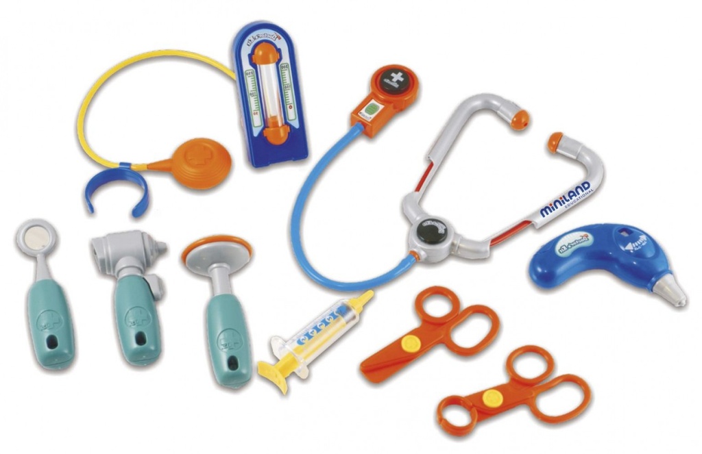 112633 MALETIN MEDICO 10 ACCESORIOS MINILAND 97022