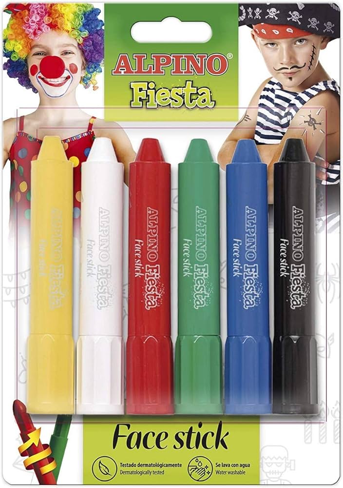 112201 MAQUILLAJE BARRA STICK SET 6 UDS. 5G FACE STICK ALPINO.