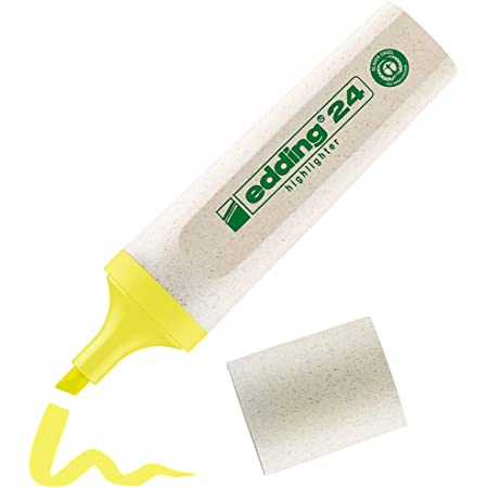 256389 MARCADOR FLUORESCENTE ECOLINE 24 AMARILLO FABER CASTELL