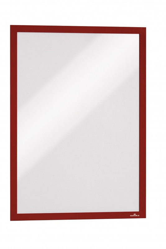 130845 MARCOS AUTOADHESIVOS A4 ROJO PANEL MAGNETICO 2 UDS DURABLE