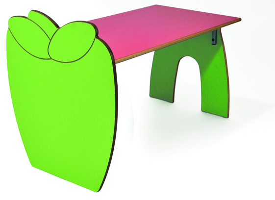 123689 MESA INFANTIL MOD.D267 PATAS HAYA MANZANA TAPA LAMINADO 120X60 ALT.60 TAGAR