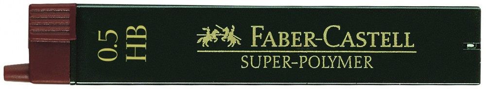 190151 MINAS 0,5 HB SUPER-POLYMER ESTUCHE 12 MINAS FABER CASTELL