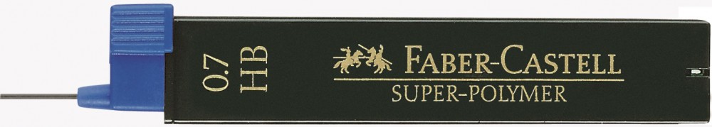 190159 MINAS 0,7 HB SUPER-POLYMER ESTUCHE 12 MINAS FABER CASTELL