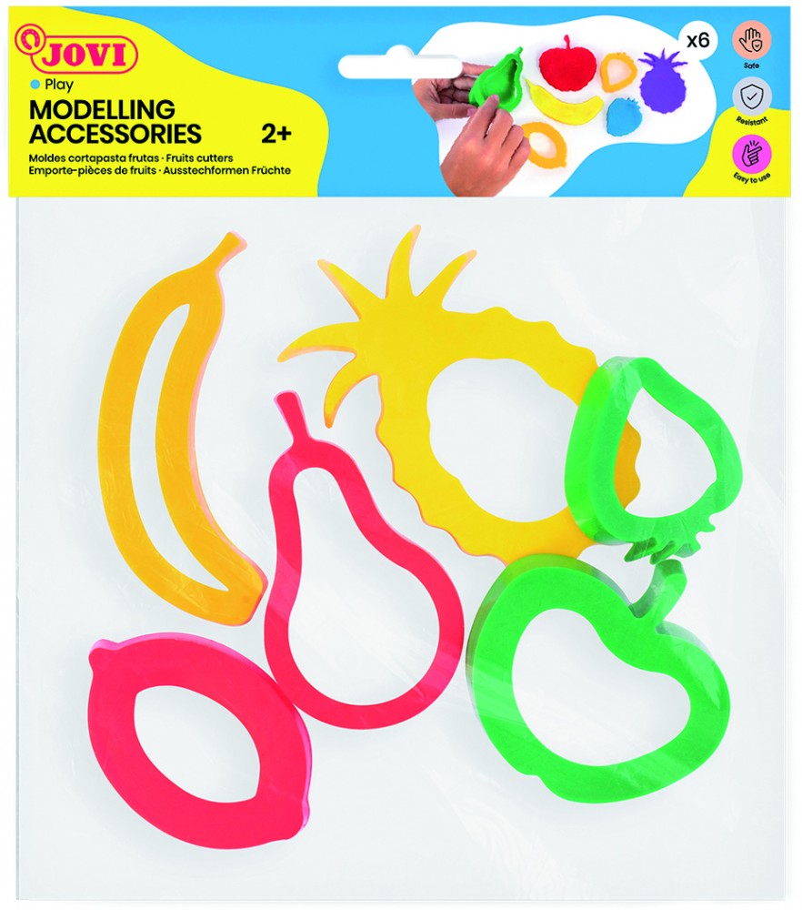 114385 MOLDES FRUTAS SET DE 6 UDS. JOVI 7F