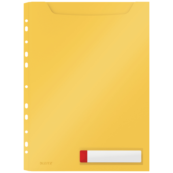 255322 PACK 3 FUNDAS PRIVACIDAD LEITZ COSY GRAN CAPACIDAD A4 AMARILLO