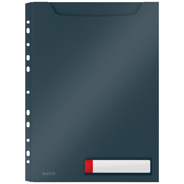 255324 PACK 3 FUNDAS PRIVACIDAD LEITZ COSY GRAN CAPACIDAD A4 GRIS