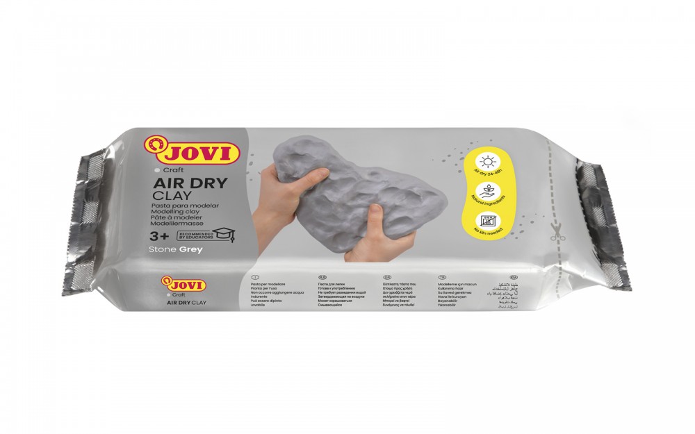 116963 PASTA MODELAR 500G GRIS JOVI 85G