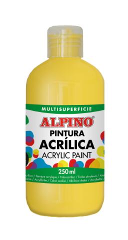 111549 PINTURA ACRILICA BOTELLA 250 ML AMARILLO ALPINO