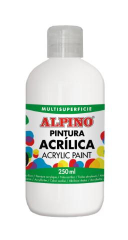 111548 PINTURA ACRILICA BOTELLA 250 ML BLANCO ALPINO