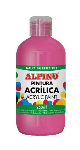 111553 PINTURA ACRILICA BOTELLA 250 ML MAGENTA ALPINO