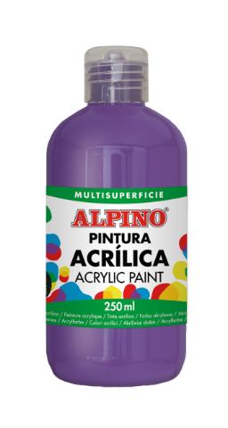 111560 PINTURA ACRILICA BOTELLA 250 ML VIOLETA ALPINO