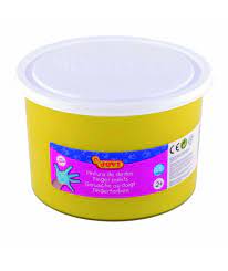 256479 PINTURA DE DEDOS JOVI BOTE 500 ML - AMARILLO