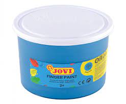 256485 PINTURA DE DEDOS JOVI BOTE 500 ML - AZUL