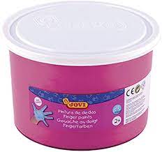 256482 PINTURA DE DEDOS JOVI BOTE 500 ML - MAGENTA