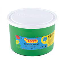 256484 PINTURA DE DEDOS JOVI BOTE 500 ML - VERDE