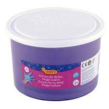 256486 PINTURA DE DEDOS JOVI BOTE 500 ML - VIOLETA