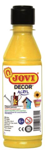 111508 PINTURA MULTIUSOS JOVIDECOR BOTELLA 250 ML AMARILLO 68002