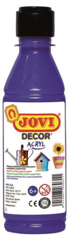 111517 PINTURA MULTIUSOS JOVIDECOR BOTELLA 250 ML AZUL ULTRAMAR 68024