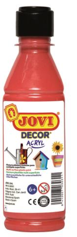 111510 PINTURA MULTIUSOS JOVIDECOR BOTELLA 250 ML BERMELLÓN 68007