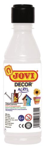 111506 PINTURA MULTIUSOS JOVIDECOR BOTELLA 250 ML BLANCO 68001