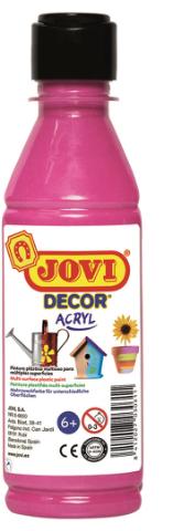 111511 PINTURA MULTIUSOS JOVIDECOR BOTELLA 250 ML MAGENTA 68008