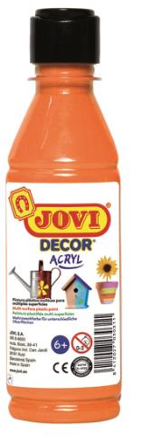 111509 PINTURA MULTIUSOS JOVIDECOR BOTELLA 250 ML NARANJA 68006