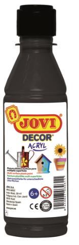 111518 PINTURA MULTIUSOS JOVIDECOR BOTELLA 250 ML NEGRO 68030