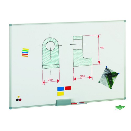 130213 PIZARRA BLANCA LACADA MAGNETICA 120X150CM FAIBO