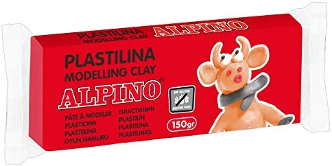 111775 PLASTILINA CJ 12 UDS. 150G ROJO ALPINO