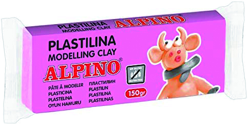 111776 PLASTILINA CJ 12 UDS. 150G ROSA ALPINO