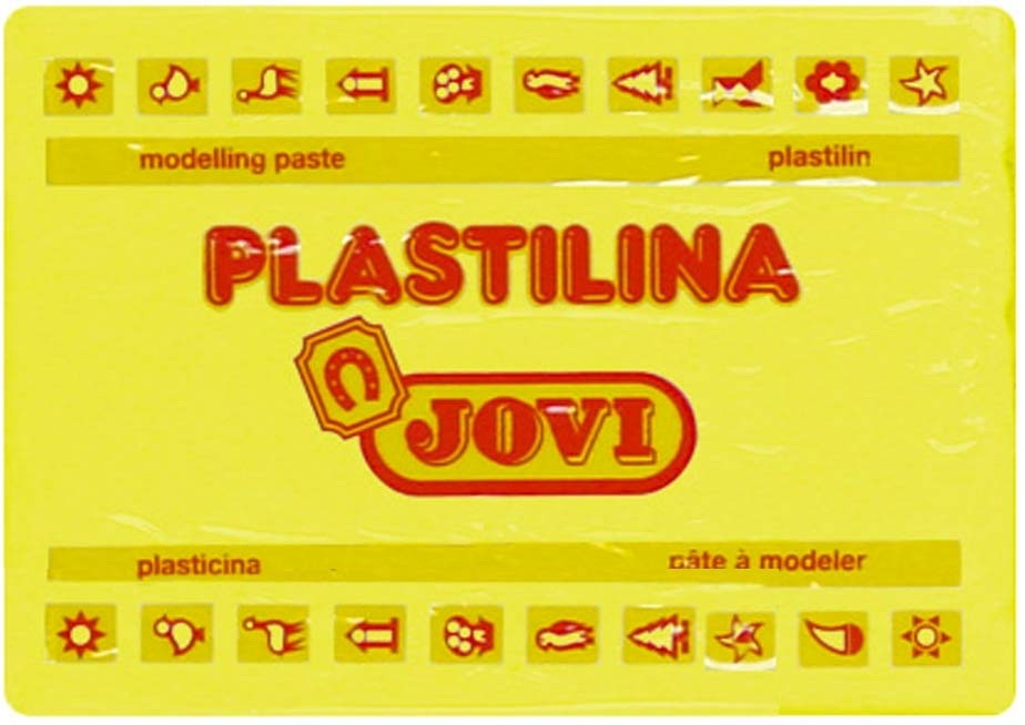 111727 PLASTILINA CJ.15 UDS. 350G AMARILLO CLARO JOVI 7202