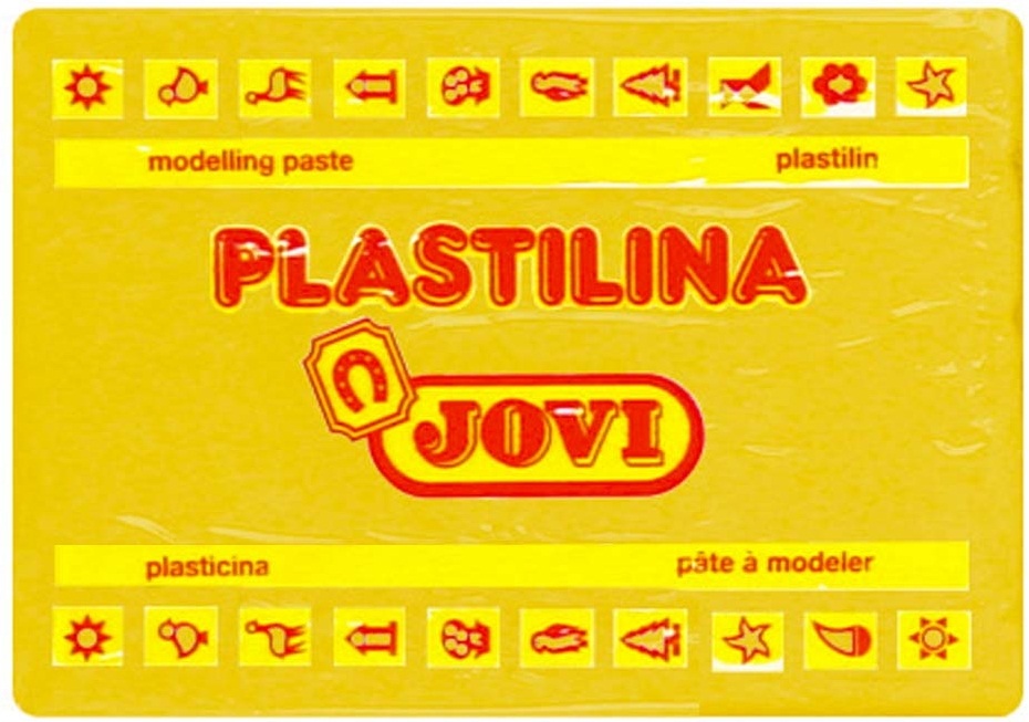 111728 PLASTILINA CJ.15 UDS. 350G AMARILLO OSCURO JOVI 7203