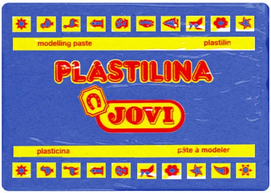 111740 PLASTILINA CJ.15 UDS. 350G AZUL OSCURO JOVI 7213