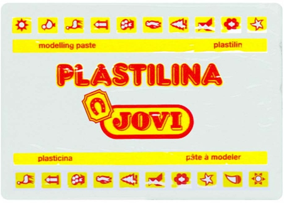 111725 PLASTILINA CJ.15 UDS. 350G BLANCO JOVI 7201