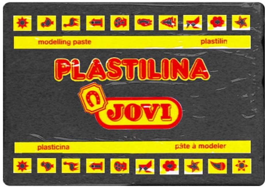 111734 PLASTILINA CJ.15 UDS. 350G NEGRO JOVI 7215