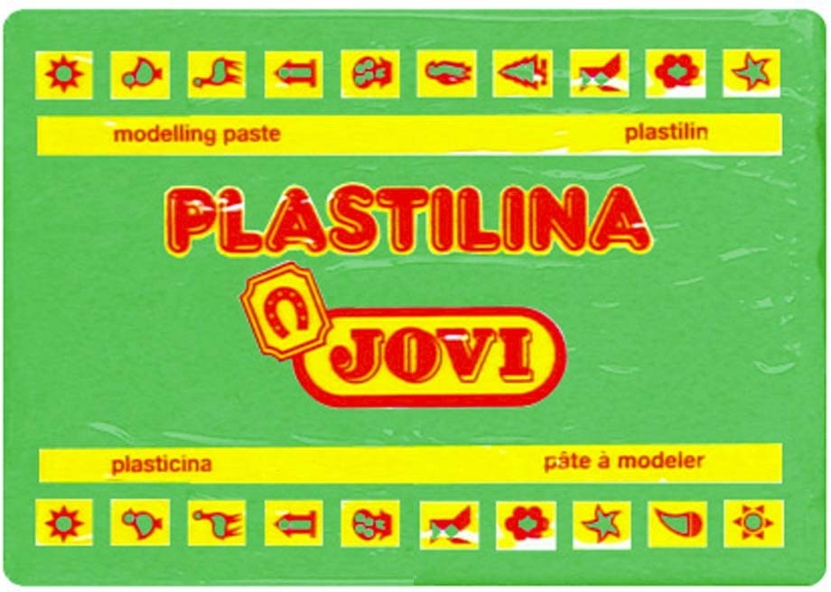 111737 PLASTILINA CJ.15 UDS. 350G VERDE CLARO JOVI 7210