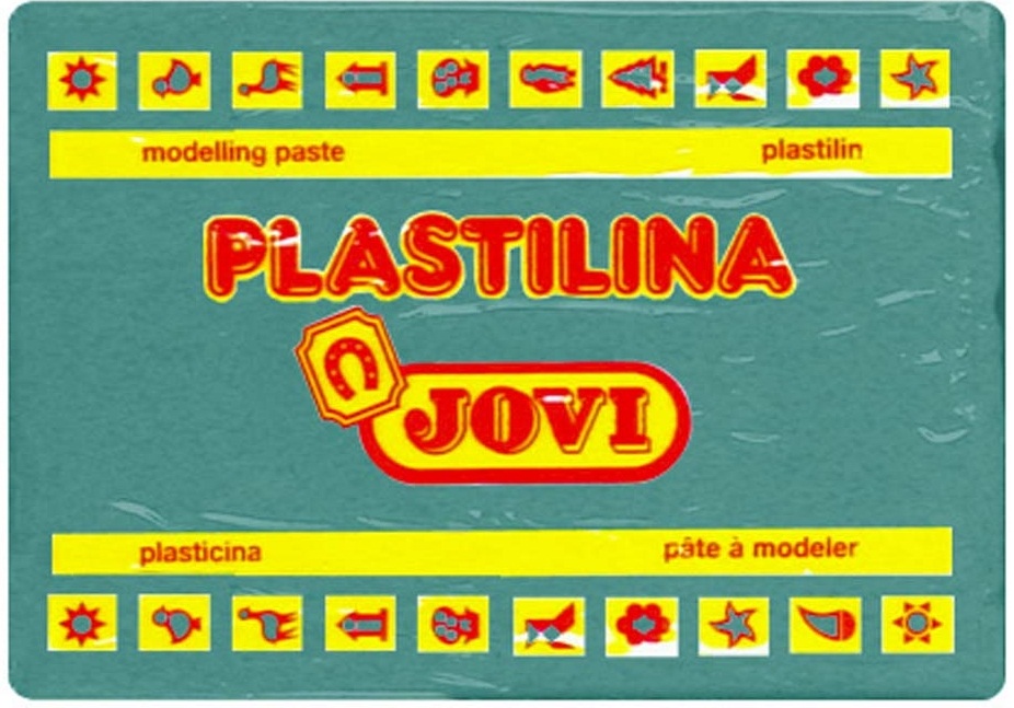 111738 PLASTILINA CJ.15 UDS. 350G VERDE OSCURO JOVI 7211