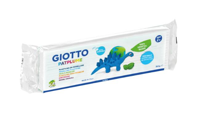 111756 PLASTILINA PATPLUME 350G BLANCO GIOTTO