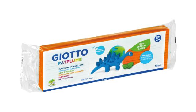 111762 PLASTILINA PATPLUME 350G NARANJA GIOTTO