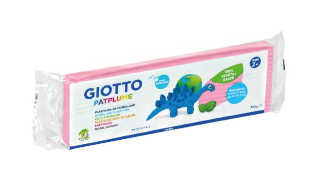 111763 PLASTILINA PATPLUME 350G ROSA GIOTTO